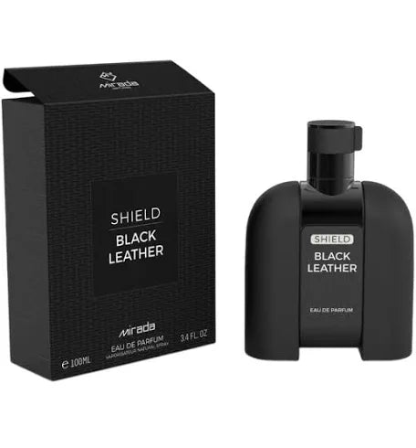 Shield Black Leather, Eau de Parfum para hombre (EDP) 3.4 FL. Oz (3.4 fl oz)