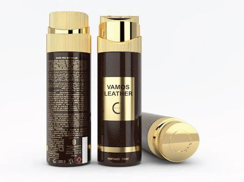 BODY SPRAY VAMOS LEATHER CÁMARA 200ml 5 UNIDADES