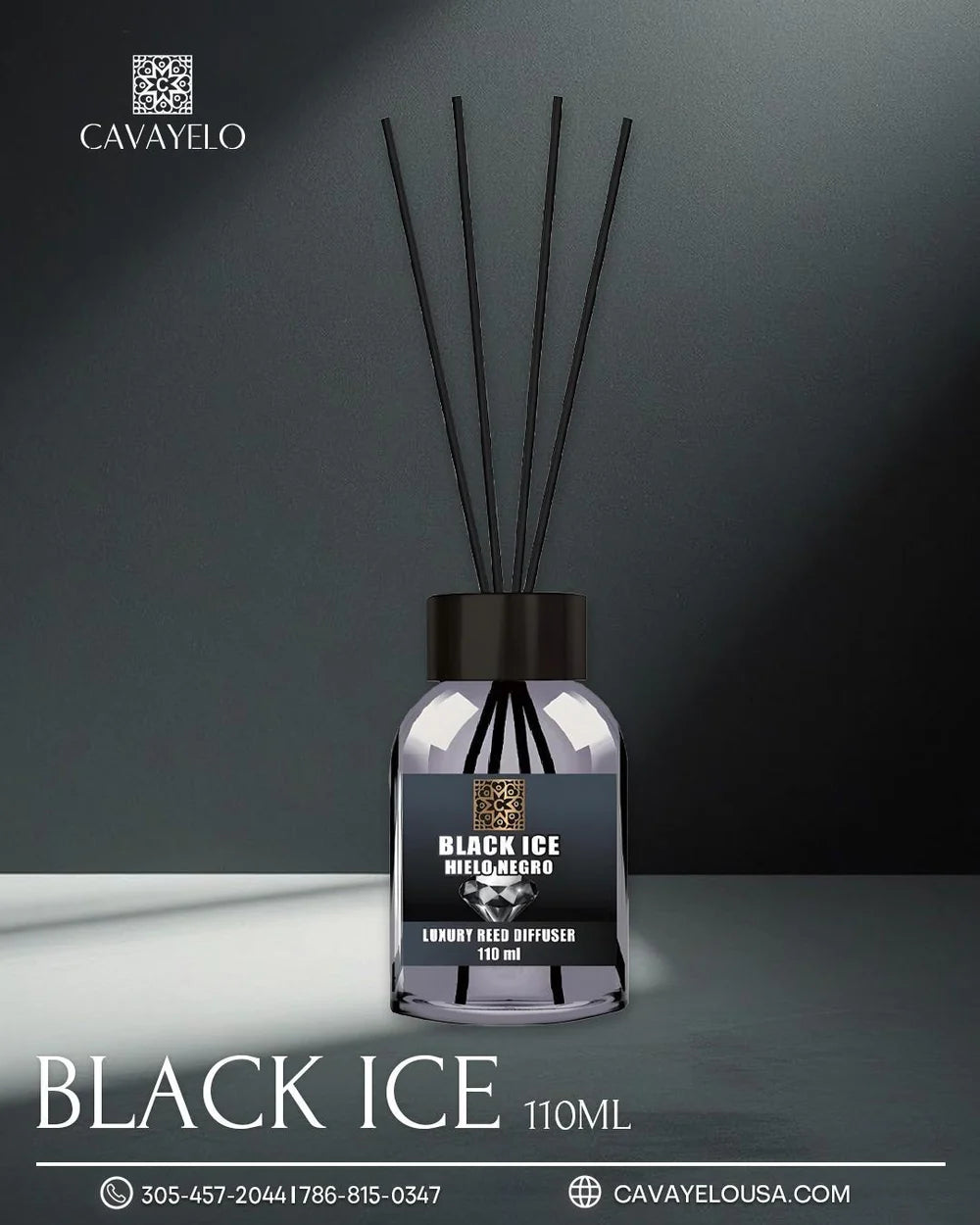 DIFFUSOR LUXURY BLACK ICE 110ml
